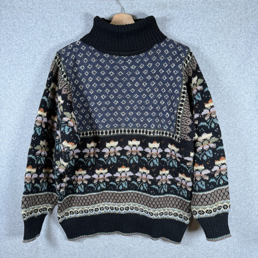 The import workshop sweater womens large turtleneck sweater vintage 80s